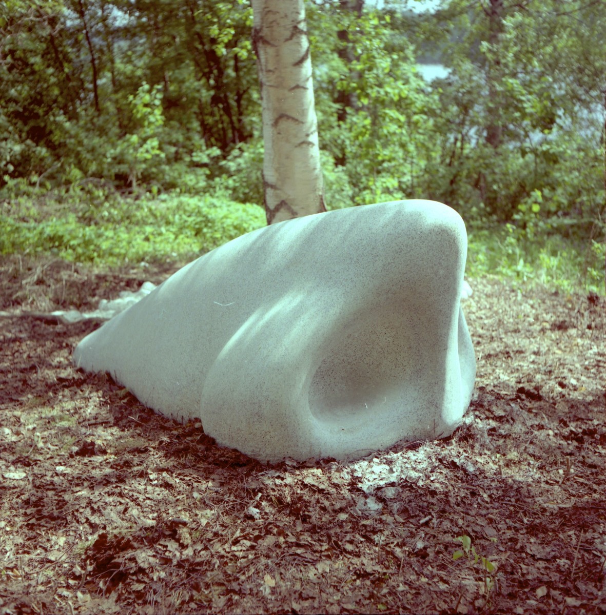 Land art-Faters nose on earth1